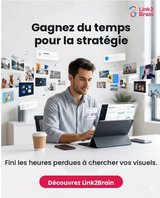 Slide de carrousel avec le titre « Gagnez du temps pour la stratégie » et un bouton